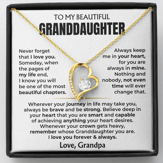 Jewelry To My Beautiful Granddaughter - Forever Love Gift Set - SS601