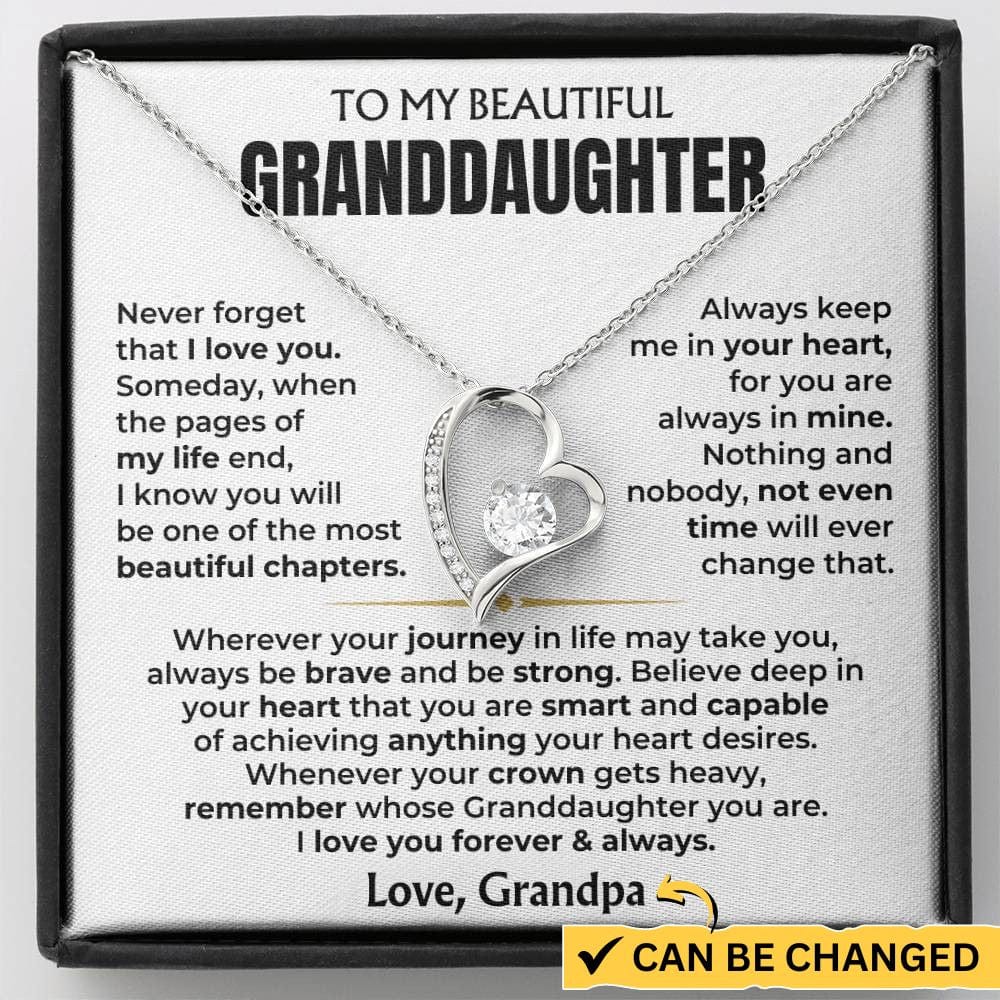 Jewelry To My Beautiful Granddaughter - Forever Love Gift Set - SS601