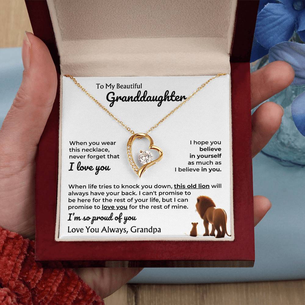 Jewelry To My Beautiful Granddaughter - Forever Love Gift Set - SS606