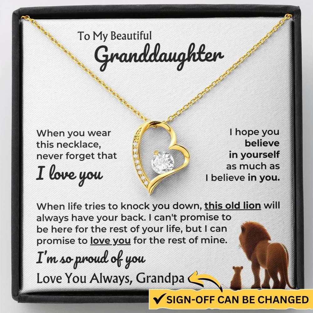 Jewelry To My Beautiful Granddaughter - Forever Love Gift Set - SS606