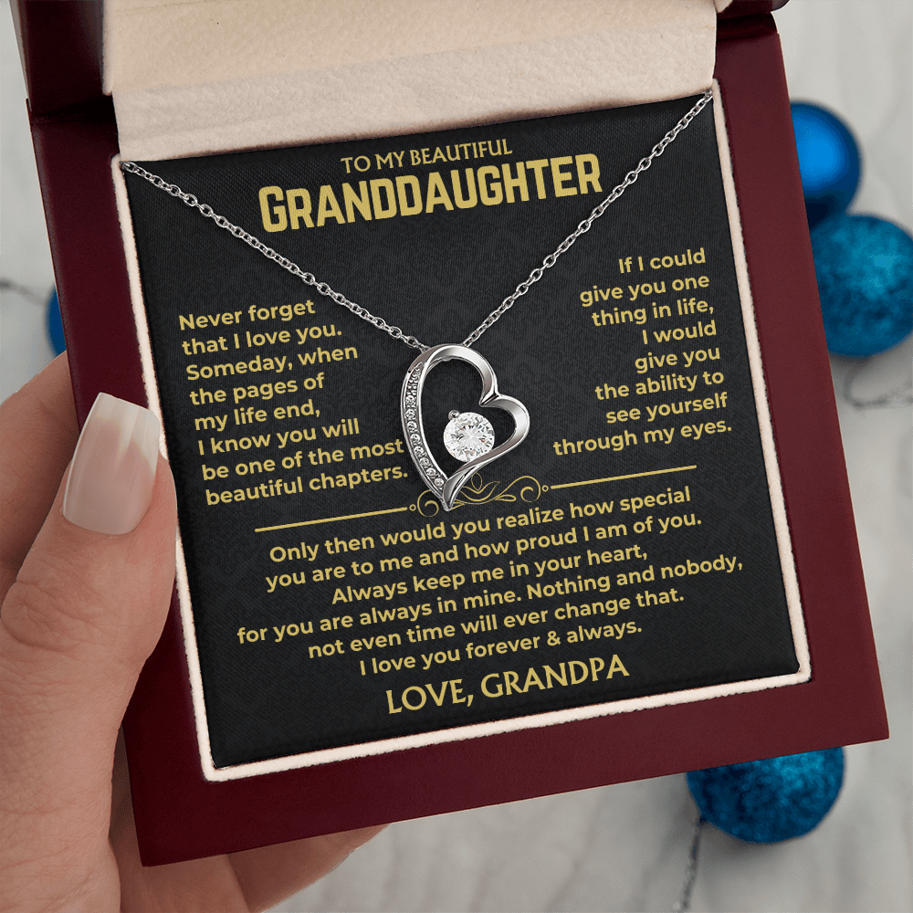 Jewelry To My Beautiful Granddaughter - Forever Love Gift Set - SS616