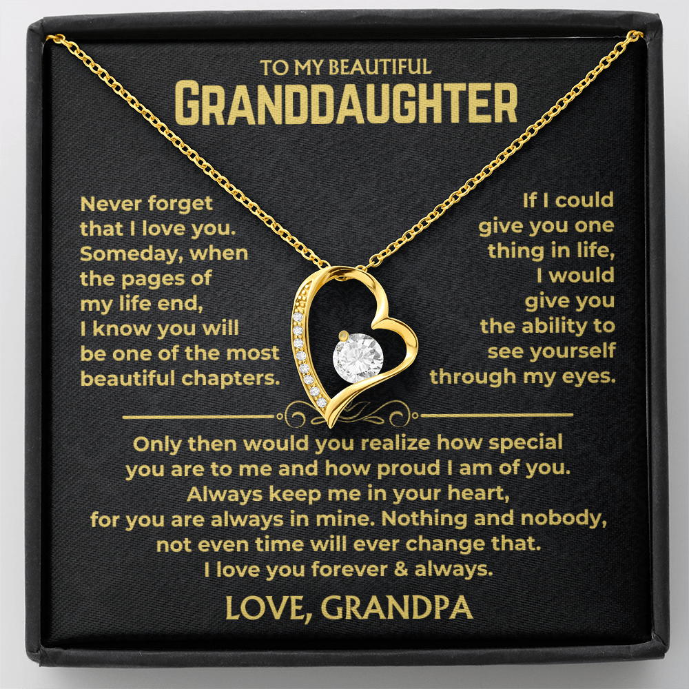 Jewelry To My Beautiful Granddaughter - Forever Love Gift Set - SS616