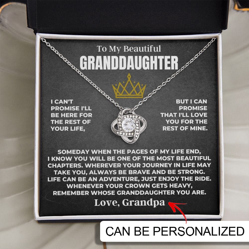 Jewelry To My Beautiful Granddaughter - Personalized Sign-Off Gift Set - SS512