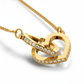 Jewelry To My Beautiful Niece - Custom Name - Forever Linked Hearts Necklace - Gift Set - SS614
