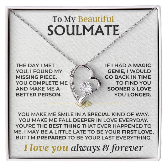 Jewelry To My Beautiful Soulmate - Forever Love Gift Set - SS517