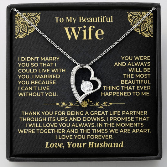 Jewelry To My Beautiful Wife - Forever Love Gift Set - SS526