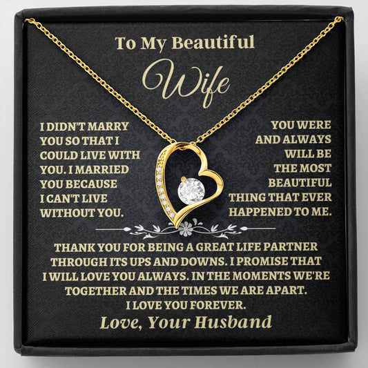 Jewelry To My Beautiful Wife - Forever Love Gift Set - SS526V2