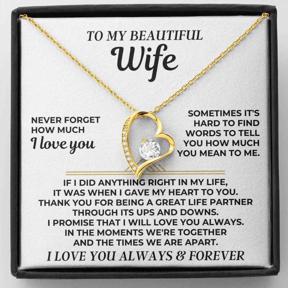 Jewelry To My Beautiful Wife - Forever Love Gift Set - SS547