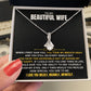 Jewelry To My Beautiful Wife | You Took My Breath Away | Necklace Gift Set - SS129