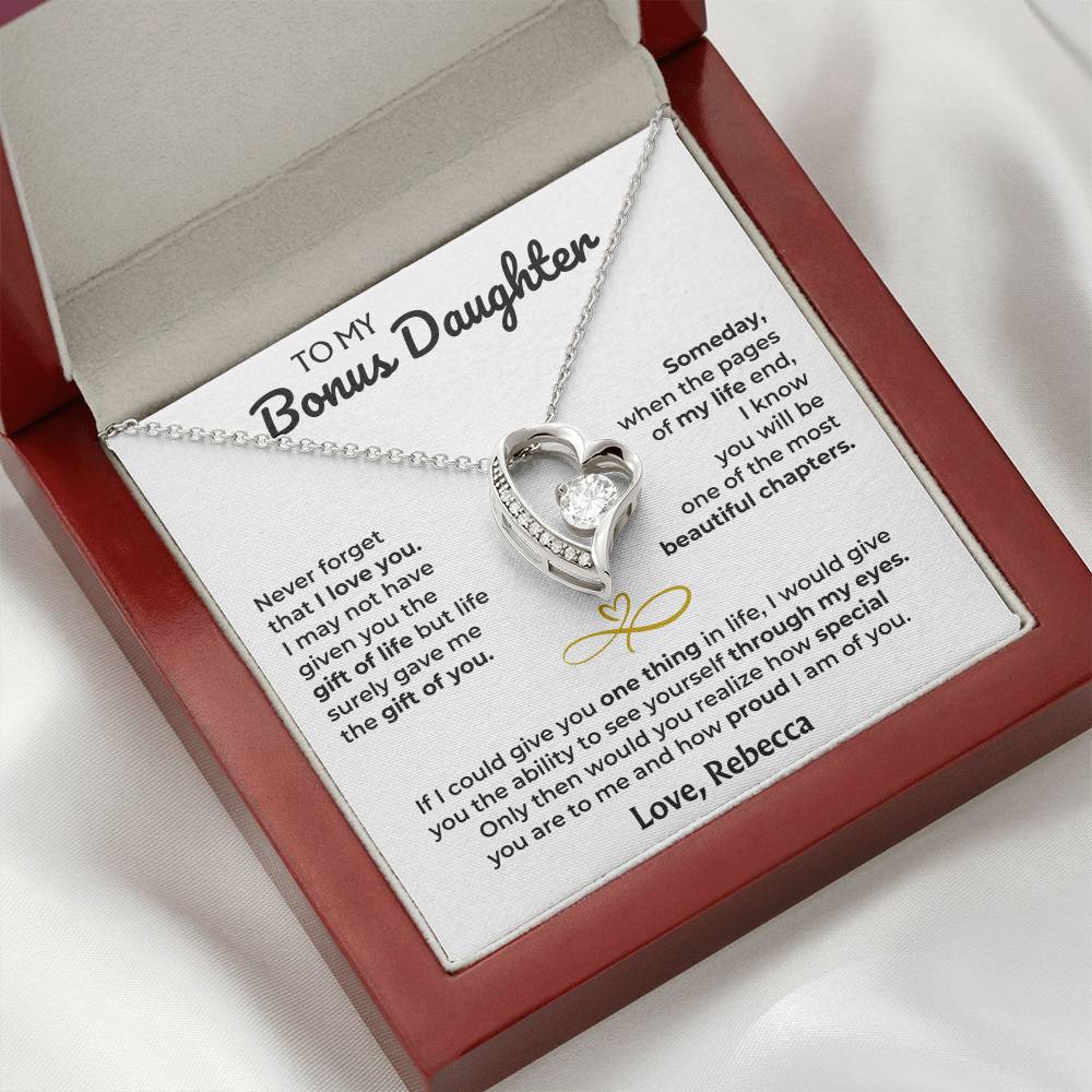 Jewelry To My Bonus Daughter - Forever Love Gift Set - SS598