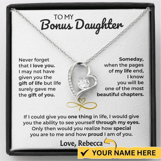 Jewelry To My Bonus Daughter - Forever Love Gift Set - SS598