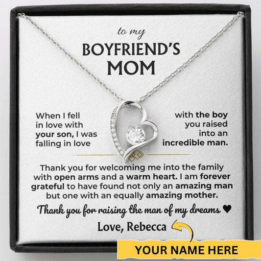 Jewelry To My Boyfriend's Mom - Forever Love Gift Set - SS594v2