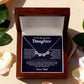 Jewelry To My Daughter - Being Your Dad - Magnetic Hearts Necklace Gift Set - SS619