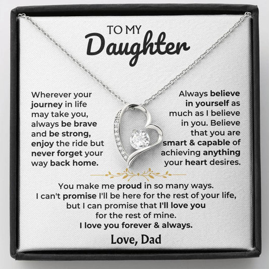 Jewelry To My Daughter - Dad - Forever Love Gift Set - SS318V3