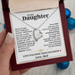 Jewelry To My Daughter - Dad - Love You More Than You Know - Gift Set - SS604D