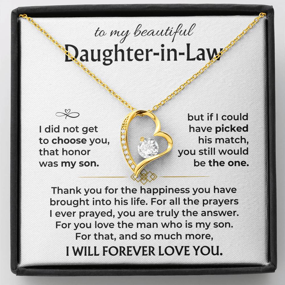 Jewelry To My Daughter-In-Law - Forever Love Gift Set - SS232V2