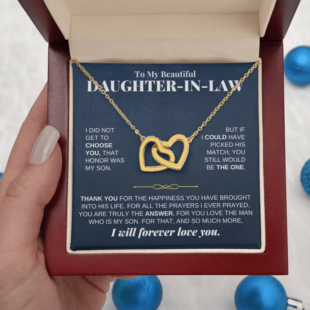 Jewelry To My Daughter-in-law - Thank you for loving my son - Gift Set - SS232