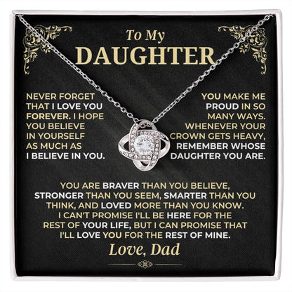 Jewelry To My Daughter - Love Dad - Beautiful Gift Set - SS490V4