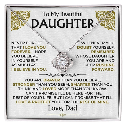 Jewelry To My Daughter - Love Dad - Beautiful Gift Set - SS500V2