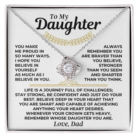 Jewelry To My Daughter - Love Dad - Beautiful Gift Set - SS544