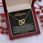 Jewelry To My Daughter - Love Dad - Forever Linked Hearts - Gift Set - SS630