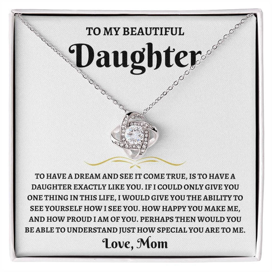 Jewelry To My Daughter - Love Knot Gift Set - SS563