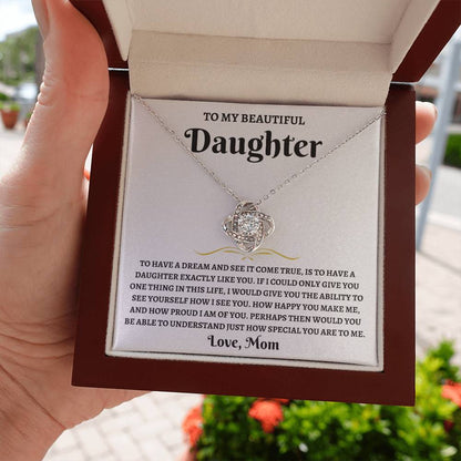 Jewelry To My Daughter - Love Knot Gift Set - SS563