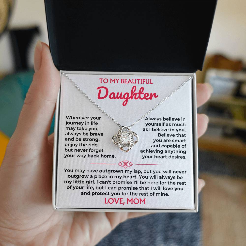 Jewelry To My Daughter - Love Knot Gift Set - SS589V2