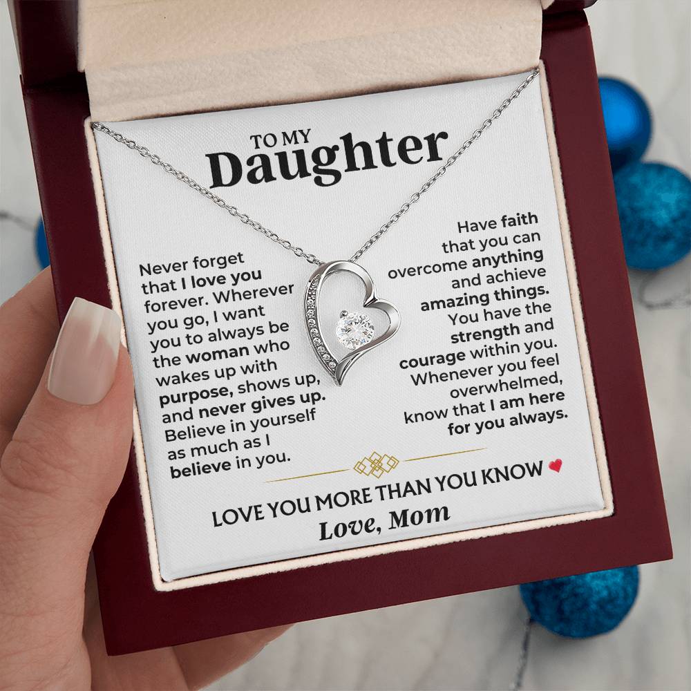 Jewelry To My Daughter - Mom - Love You More Than You Know - Gift Set - SS604M