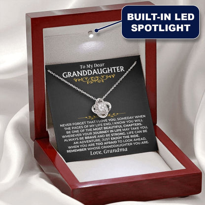 Jewelry To My Dear Granddaughter - Love Knot Gift Set - SS477V2