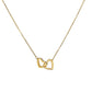 Jewelry To My Future Wife - 18k Interlocked-Hearts Necklace Gift Set - SS503V2