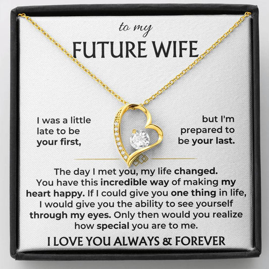 Best Deal for THUYTT92 Fa Gifts to My Future Wife Necklace, to my Wife, |  Algopix