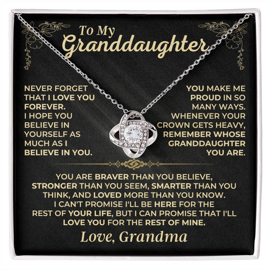 Jewelry To My Granddaughter - Beautiful Gift Set - SS490GM