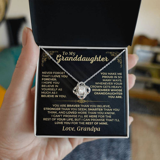 Jewelry To My Granddaughter - Beautiful Gift Set - SS490GP