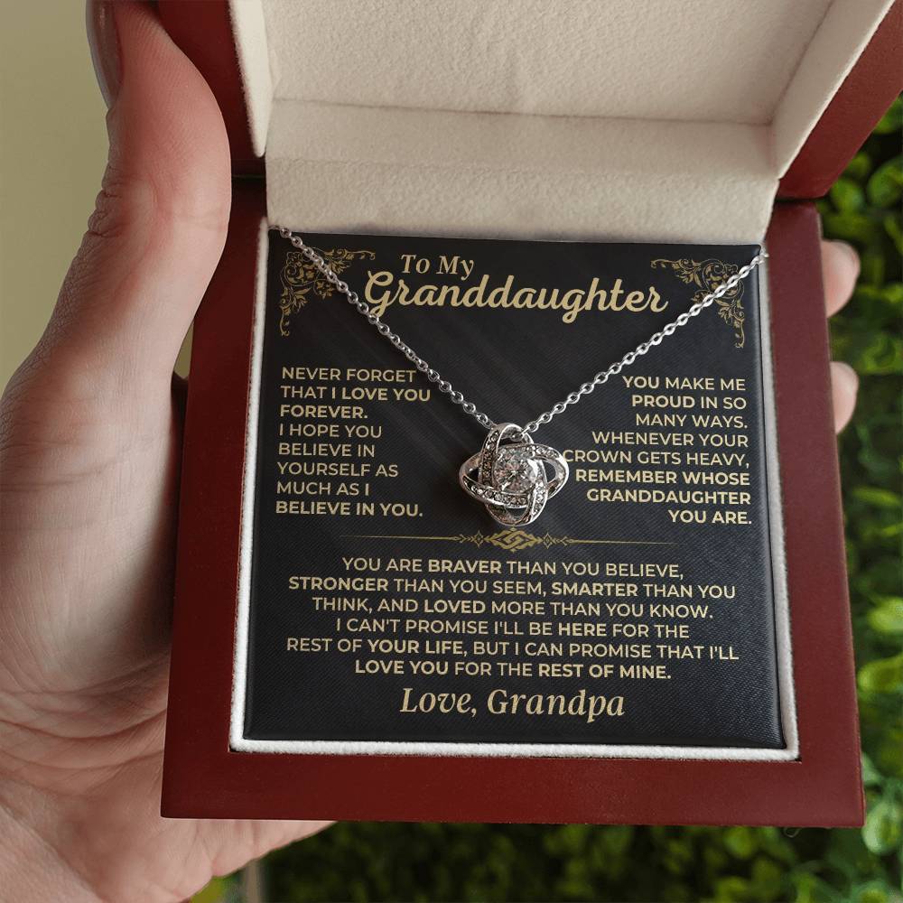 Jewelry To My Granddaughter - Beautiful Gift Set - SS490GP