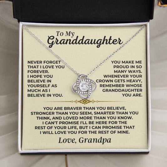 Jewelry To My Granddaughter - Beautiful Gift Set - SS490GP2
