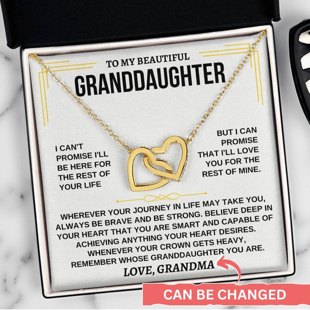 Jewelry To My Granddaughter - Forever Linked Hearts - Gift Set - SS117GM