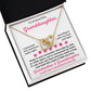 Jewelry To My Granddaughter - Forever Linked Hearts Necklace - Gift Set - SS588