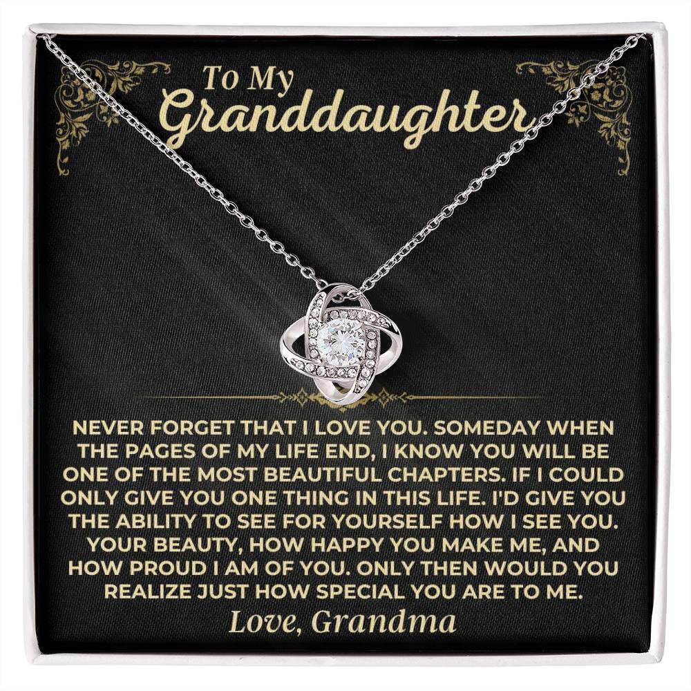 Jewelry To My Granddaughter - Love Grandma - Beautiful Gift Set - SS537