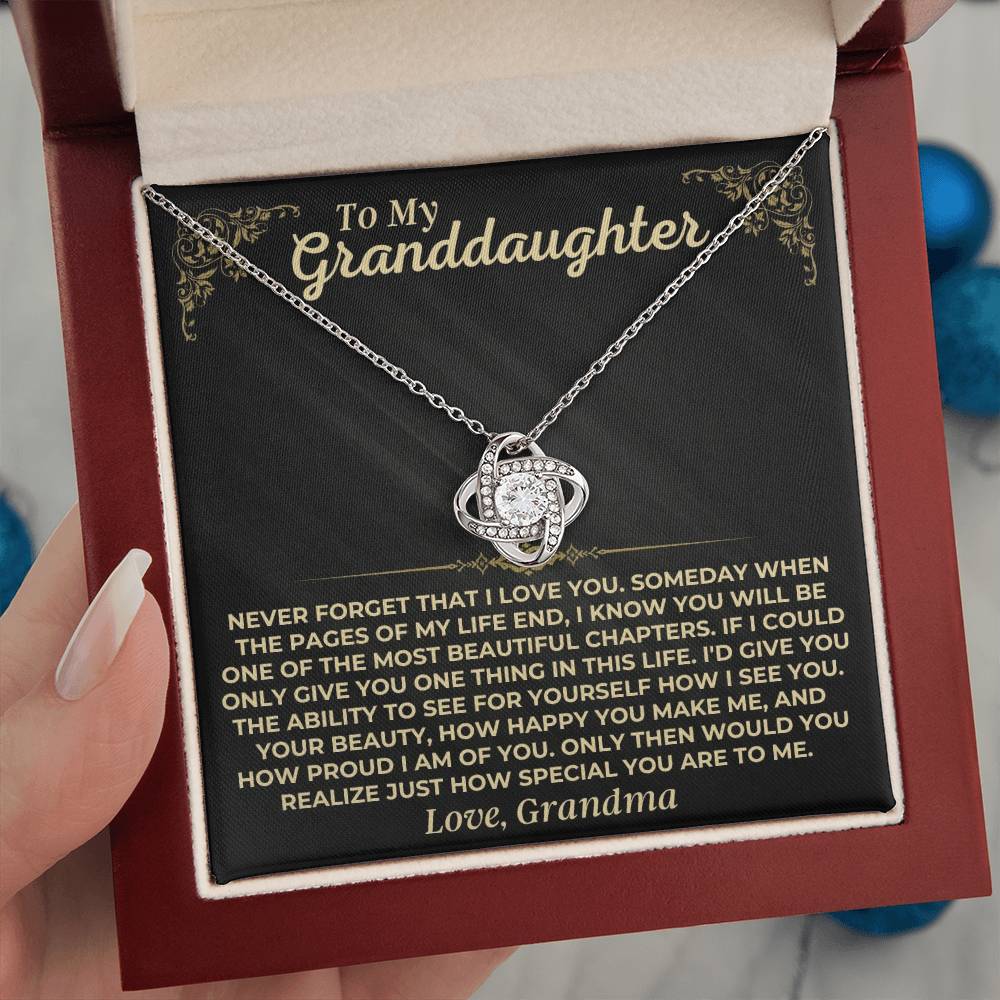 Jewelry To My Granddaughter - Love Grandma - Beautiful Gift Set - SS537