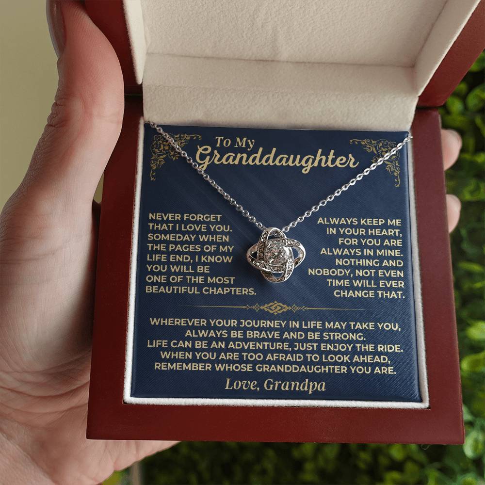 Jewelry To My Granddaughter - Love Grandpa - Beautiful Gift Set - SS539