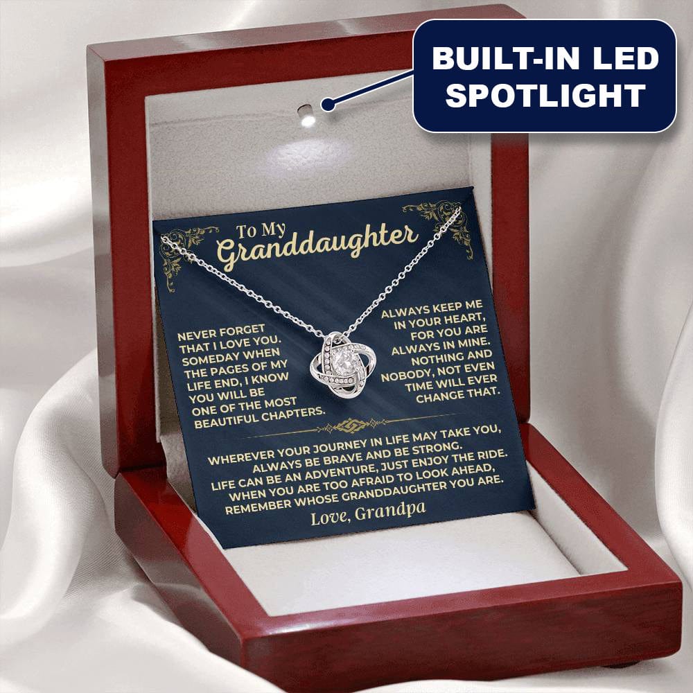 Jewelry To My Granddaughter - Love Grandpa - Beautiful Gift Set - SS539GP