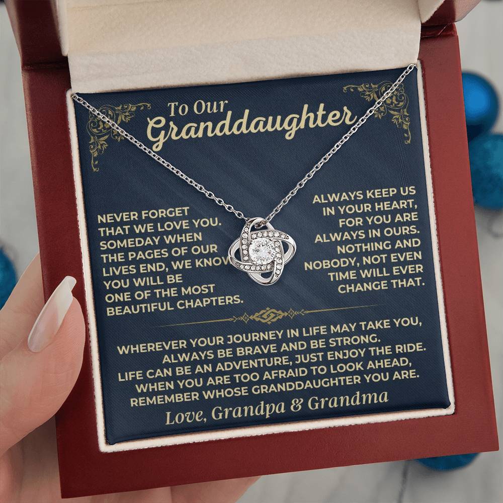 Jewelry To My Granddaughter - Personalized Sign-Off - Beautiful Gift Set - SS539