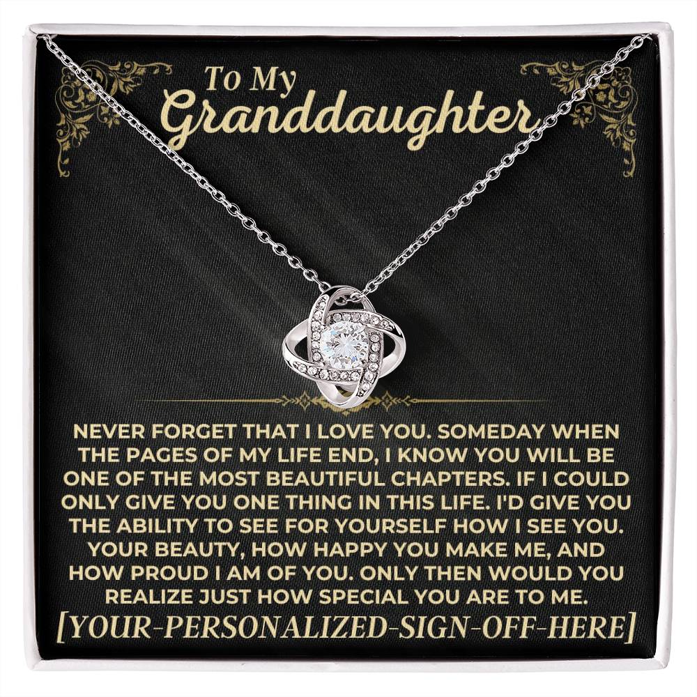 Jewelry To My Granddaughter - Personalized Sign-Off - Gift Set - SS537