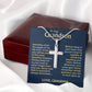 Jewelry To My Grandson - Artisan-Crafted Cross with Message Card - Gift Set - SS564