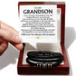 Jewelry To My Grandson | Braided Bracelet Gift Set - SS585