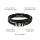 Jewelry To My Husband - You Are Loved & Appreciated - Braided Bracelet Gift Set - SS617