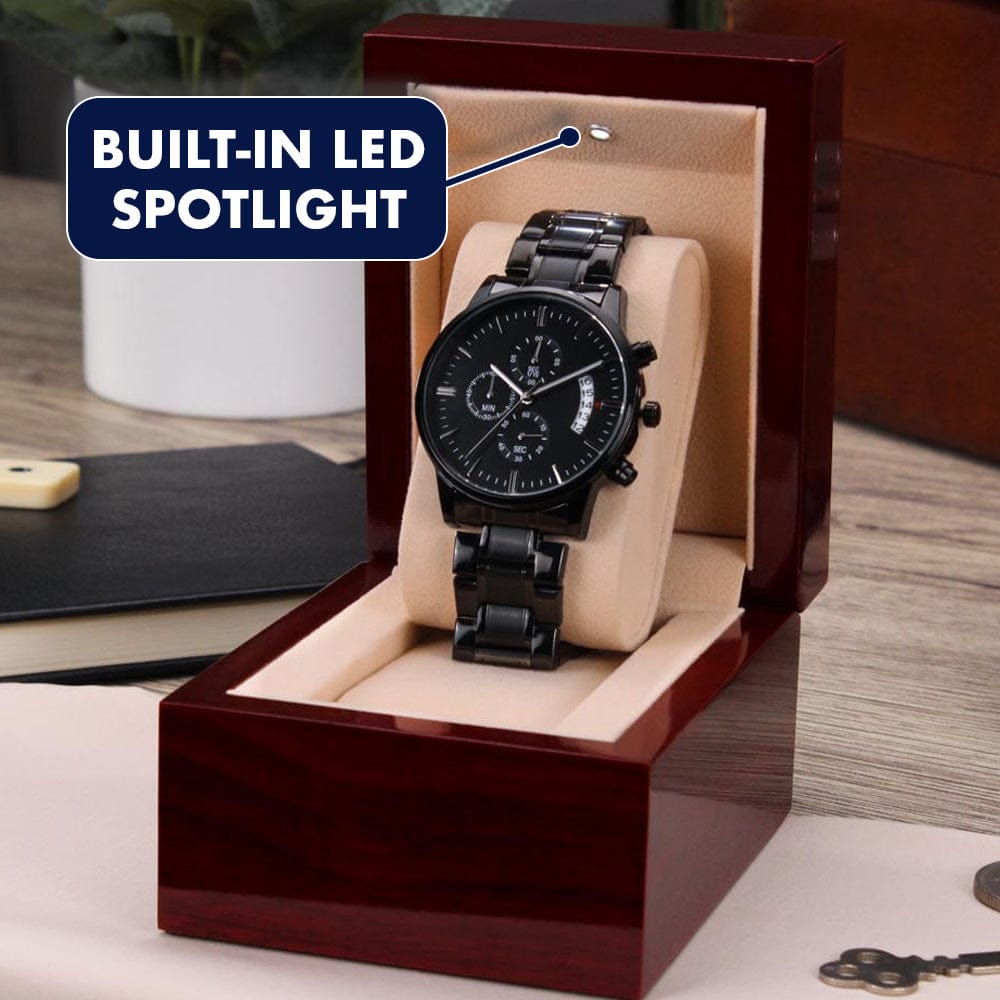 Jewelry To My Man - Engraved Premium Chronograph Watch - SS524