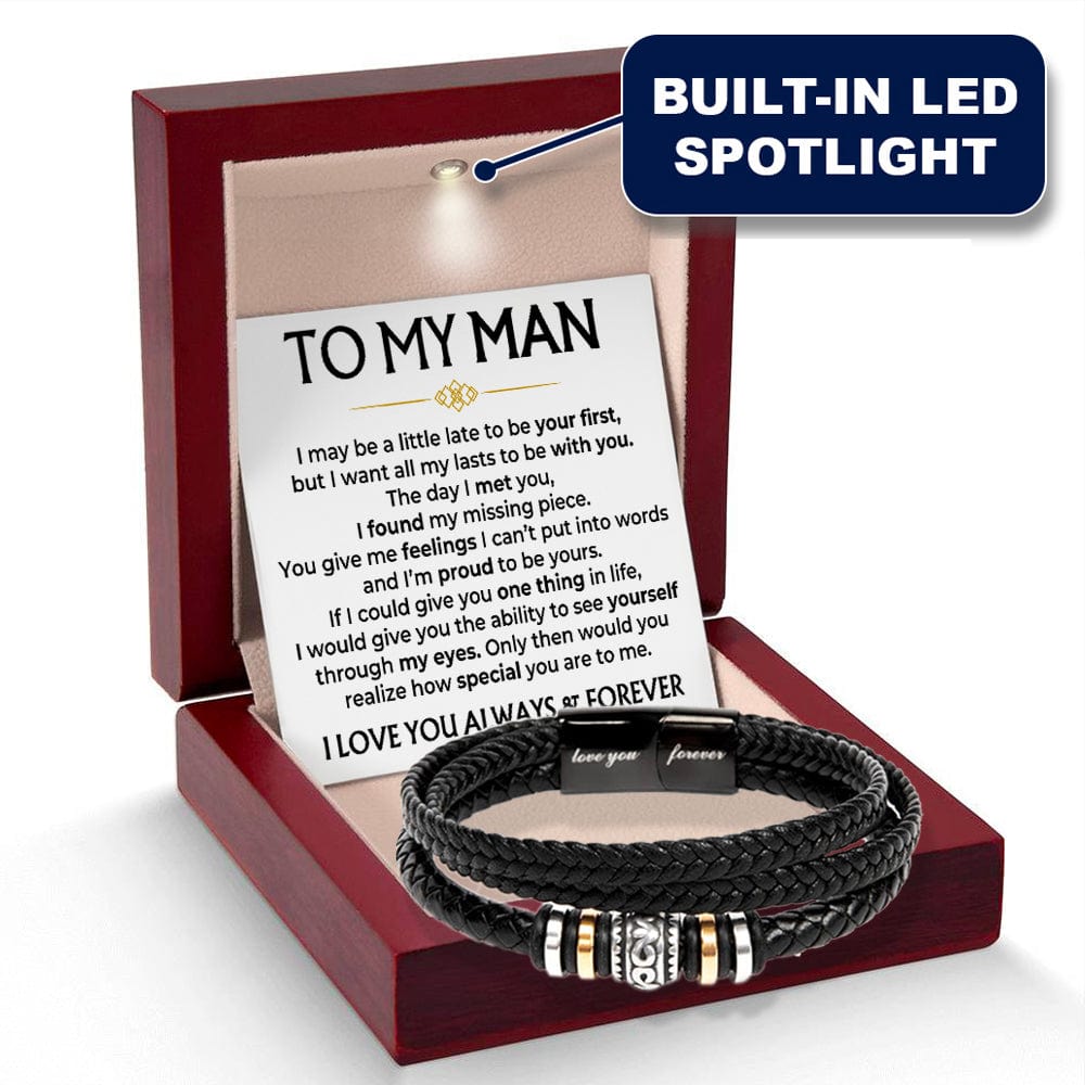Jewelry To My Man | My Missing Piece | Braided Bracelet Gift Set - SS584