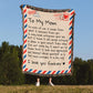 Jewelry To My Mom - 100% Cotton Woven Blanket - Giant Love Letter - WB06